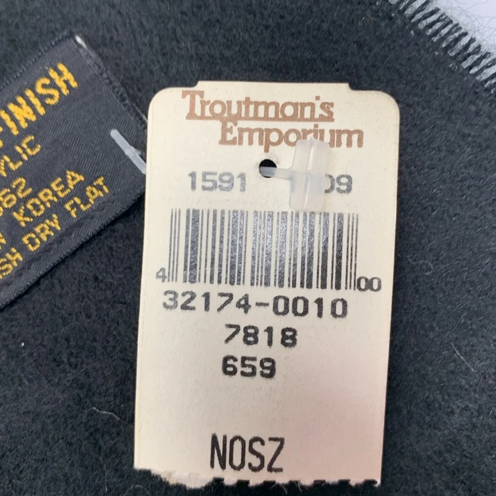 NWT black Cashmere finish scarf
